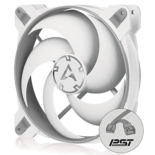 ARCTIC Bionix P140-140 mm Gaming Gehäuselüfter, PWM PST-Sharing-Funktion, Optimiert für statischen Druck, Kühler, RPM synchron, 200-1950 U/min. - Grau/weiß