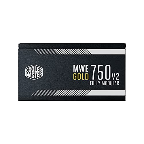 Cooler Master MWE 750 Gold V2, Modulares PC-Netzteil (EU-Stecker), 80 Plus Gold, 750 Watt Netzeil mit Flachkabel, 120mm HDB-Lüfter, Temperaturschwelle 50˚C 750W Gold Bild 8
