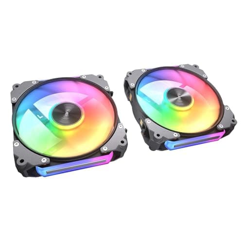 COUGAR Gehäuse Lüfter Apolar 120 ARGB,Schwarz, 3er-Pack
