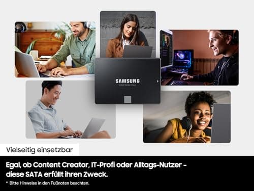 Samsung 870 EVO SATA III 2,5 Zoll SSD, 8 TB, 560 MB/s Lesen, 530 MB/s Schreiben, Interne SSD, Festplatte für schnelle Datenübertragung, MZ-77E8T0B/EU Bild 6