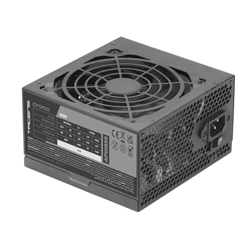 Tacens Anima APIII850, ATX 850W Netzteil, SMD- und DC-DC-Technologien, 85% Effizienz 12V, Ultra-leiser 12cm Lüfter, Japanische Kondensatoren 105º, Carbonfaser-Kabel, Schwarz Bild 6