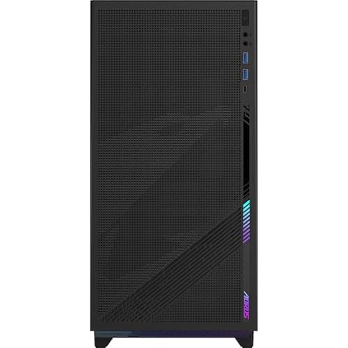Aorus C400 Glas-Mittelturm-Gehäuse, Schwarz Bild 7