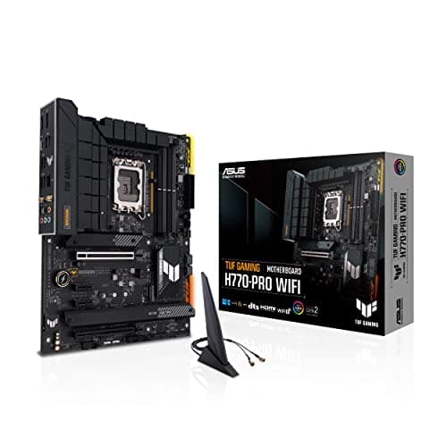 ASUS TUF Gaming H770-PRO WiFi Mainboard Sockel Intel LGA 1700 (Intel H770, ATX, PCIe 5.0, DDR5-Speicher, 4X PCIe 4.0 M.2, Intel WiFi 6, Aura Sync) Pro WiFi TUF H770 Bild 2