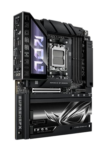 ASUS ROG Crosshair X870E Glacial Gaming Mainboard Sockel AMD AM5 (E-ATX, Advanced AI, DDR5, 10G Ethernet, WiFi 7, 2X PCIe 5.0 NVMe SSD, 2X PCIe 4.0 M.2, 12x USB 10Gbps) Bild 4