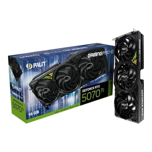 Palit GeForce RTX 5070 Ti GamingPro-S, 16GB GDDR7, 1x HDMI 2.1b, 3X DP 2.1b | NE7507T019T2-GB2031U | 4710562245523