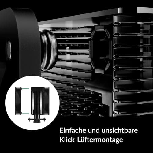 ARCTIC Freezer 36 A-RGB - CPU Kühler mit Push-Pull & ARGB Beleuchtung für Intel & AMD, Single-Tower, 2 druckoptimierte 120 mm P-Lüfter, 200–2000 rpm, Hydrodynamisches Gleitlager, inkl. MX-6 - Schwarz Bild 6
