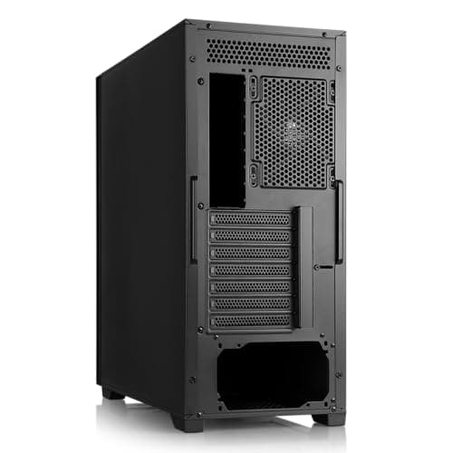 Gaming PC-Gehäuse Cronos II Silent - Midi-Tower, schallgedämmt, Low-Noise, vormontierte Lüfter, E-ATX, ATX, Micro-ATX, Mini-ITX, schwarz Bild 6