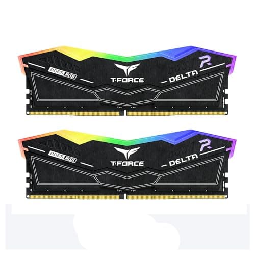 TEAM GROUP T-Force DELTA RGB DDR5 RAM, 6000MHz, 32GB (2x16GB), CL30, Desktop-Speicher mit RGB-Beleuchtung, PMIC-Kühlung, One-Click Overclocking (Weiß) Bild 2