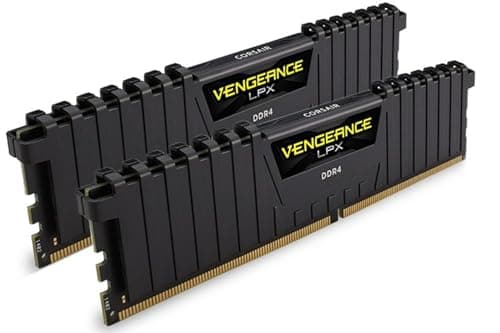 Corsair Vengeance LPX 16GB (2x8GB) DDR4 Bis zu 2666MHz C16 XMP 2.0 High Performance Desktop Arbeitsspeicher Kit, Schwarz