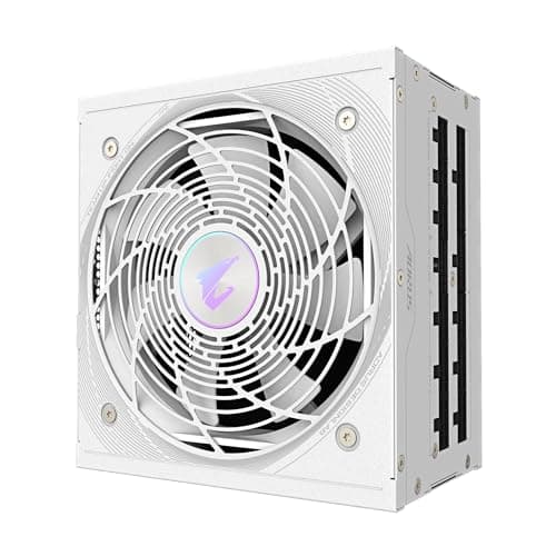 GIGABYTE AORUS Elite P1000W Ice Netzteil - PCIe 5.0, 80 Plus Platinum, Vollmodulares Design, 120mm Lüfter, ATX 3.0-kompatibel, EU-Stecker Bild 4