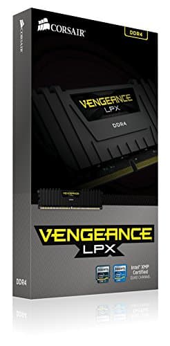 Corsair CMK16GX4M1A2400C14 Vengeance LPX 16GB (1x16GB) DDR4 2400MHz C14 XMP 2.0 High Performance Desktop Arbeitsspeicher, schwarz 2400 MHz 1 x 16 GB Schwarz Bild 8