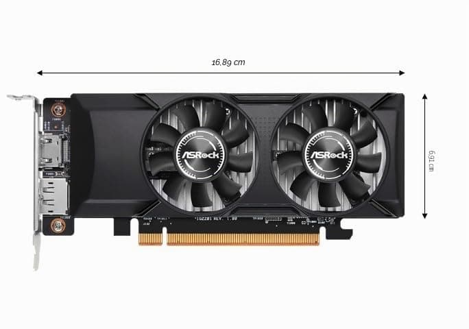 ASRock Low Profile Intel ARC A310 LP 4G Bild 3