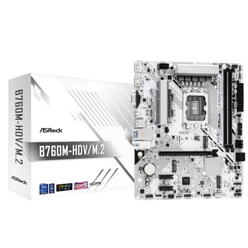 ASROCK Carte Mère B760M-HDV/M.2 DDR5 (Intel LGA 1700) Micro ATX