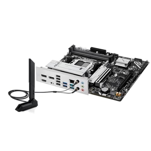 ASUS Prime B850M-A WiFi Gaming Mainboard Sockel AMD AM5 (microATX, DDR5, PCIe 5.0, 3X M.2 Slots, Wi-Fi 6E, Realtek 2.5Gb Ethernet, DisplayPort, HDMI, BIOS Flashback, Aura Sync) Bild 8