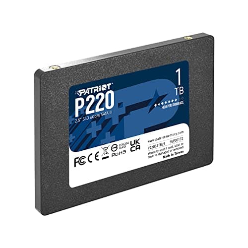 Patriot Memory P220 Internes Solid State Drive 1TB SSD SATA 3 2,5 Zoll Bild 6