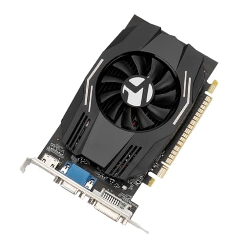 maxsun Grafikkarten GT 730 4 GB Externe Grafikkarte Nvidia GPU für Computer PC GDDR3 ITX Design PCI Express DVI-I, HDMI, VGA, 4K Bild 5