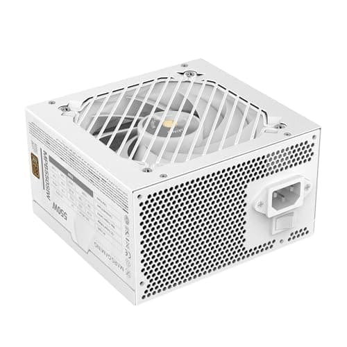 Mars Gaming MPB550SI, ATX-Netzteil 550W, 7 Jahre Garantie, 80Plus Bronze 230V, 90% Effizienz, SI Extreme Silence Lüfter, AI2-RPM-Technologien, Japanische Kondensatoren, Weiß MPB550SIW Bild 2