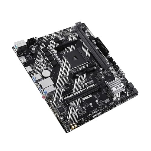 ASUS Prime B550M-K ARGB Gaming Mainboard Sockel AMD AM4 (mATX, PCIe 4.0, 2X M.2, DisplayPort, HDMI, SATA 6Gbit/s, Aura Sync) Bild 7