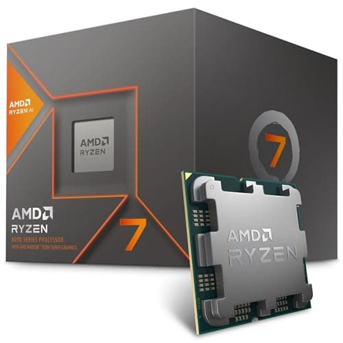 AMD Ryzen 7 8700G Prozessor (intergrierte Radeon Grafik,Ryzen AI, 8 Kerne/16 Threads, 65W DTP, AM5 Sockel, Cache 24MB, Bis zu 5,1Ghz max booth, with wraith stealth Kühler) Bild 2