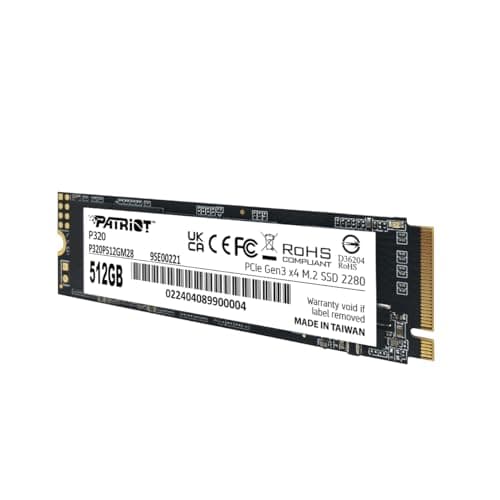 Patriot P320 512GB Interne SSD - NVMe PCIe Gen 3x4 - M.2 2280 - Solid State Drive - P320P512GM28 Bild 8