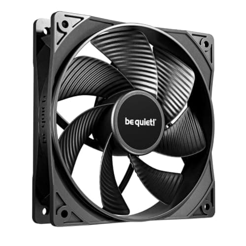 be quiet! Pure Wings 3 120mm PWM Reverse Lüfter Triple Pack, 3 Lüfter enthalten, invertierte Lüfterblätter, hohe Höchstgeschwindigkeit, niedrige Mindestdrehzahl, optimierter Lüfterrahmen Bild 3
