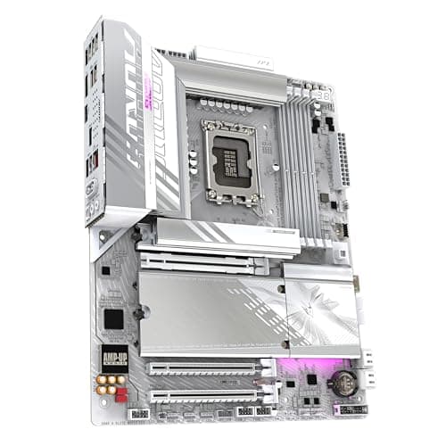 GIGABYTE Z890 AORUS Elite WIFI7 Ice Motherboard - Unterstützt Intel Core Ultra (Serie 2) CPUs, 16+1+2 Phasen VRM, bis zu 8800MHz DDR5 (OC), 1xPCIe 5.0 + 3xPCIe 4.0, Wi-Fi 7, 2.5GbE LAN Bild 6