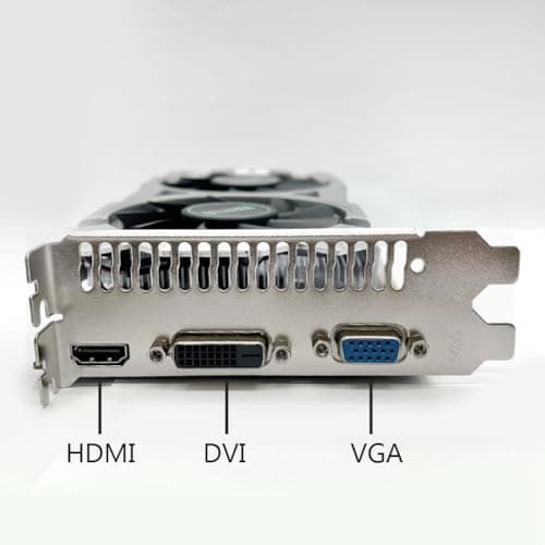 QTHREE GTX 750 Ti 4GB 128-bit Grafikkarte, Dual Fans, HDMI, VGA, DVI, Low Profile Grafikkarten PC, Computer GPU, Low Power, PCI Express x16, DirectX 12 Bild 8