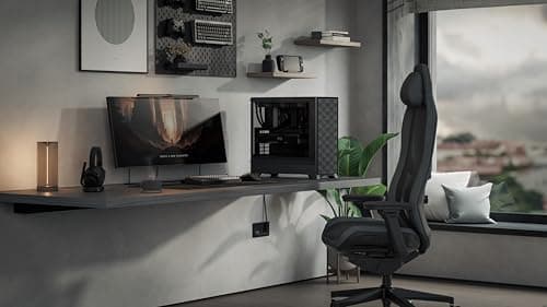 Fractal Design Pop 2 Air Black TG – Mesh PC-Gehäuse mit Airflow-Optimierung, 3X 120 mm Lüfter, Tempered Glass, ATX/mATX/ITX, GPU bis 416 mm Schwarz TG Bild 3