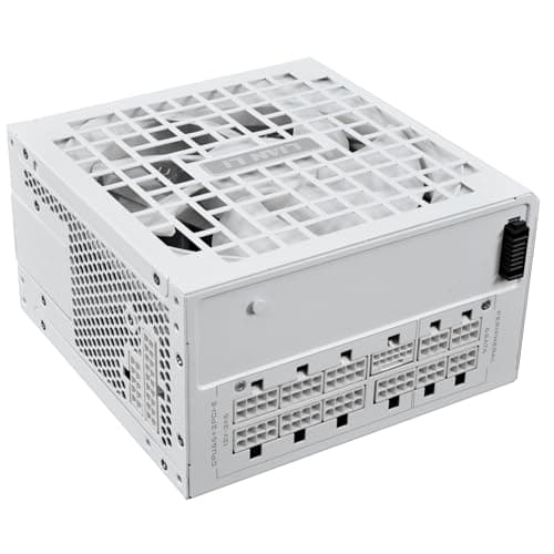Lian Li RS Series Netzteil – 1.000 W Weiß | 80 Plus Gold Effizienz, ATX 3.1, Vollmodular, Drehbarer AC-Anschluss, Modernes Leises Gaming-PC PSU 1000W weiß (ohne RSHub) Bild 4