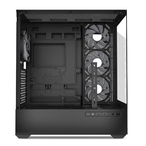 Sharkoon AK6 RGB PC Gehäuse, ATX, Schwarz Bild 4