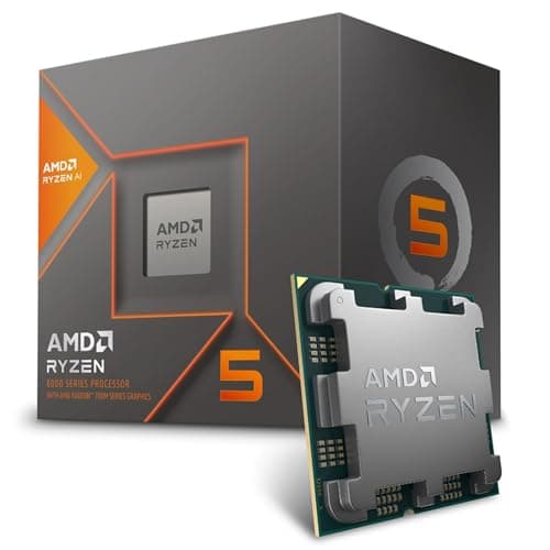 AMD Ryzen 5 8600G Prozessor (intergrierte Radeon Grafik,Ryzen AI, 6 Kerne/12 Threads, 65W TDP, AM5 Sockel, Cache 22MB, Bis zu 5,0Ghz max booth, with wraith stealth Kühler) Bild 2