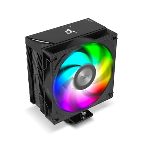 NOX XTREME PRODUCTS HUMMER H-500 CPU-Kühler mit digitaler Temperaturanzeige, kompatibel mit Intel&AMD, 120mm PWM-Lüfter, 4 Heatpipes Kupfer und Aluminium, Farbe schwarz H500 Bild 4