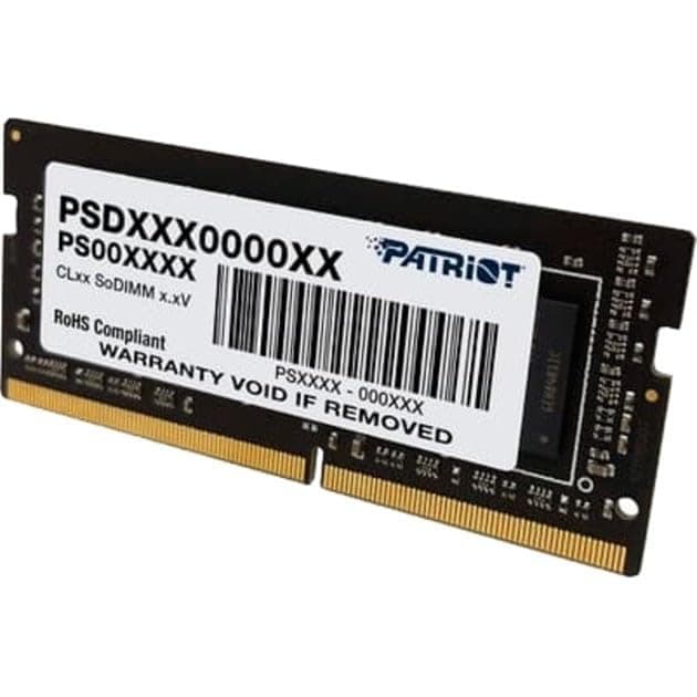 Patriot Signature Series DDR4 32GB (1 x 32GB) 3200MHz (PC4-25600) SODIMM Single Arbeitsspeicher 32GB 3200MHz Single SODIMM Bild 3
