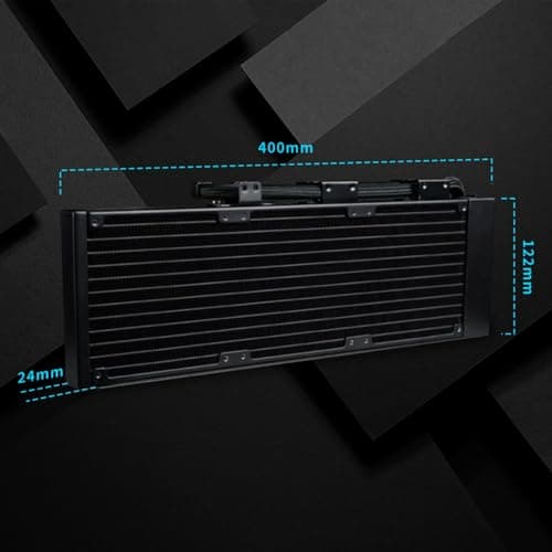 Lian Li HydroShift II LCD-C 360 TL Wireless – 360 mm AiO-Wasserkühlung Weiß – 3x 120 mm PWM RGB Lüfter – 2,1" LCD Display – CPU-Kühler für Intel LGA1851 / 1700 – AMD AM4 / AM5 Bild 8