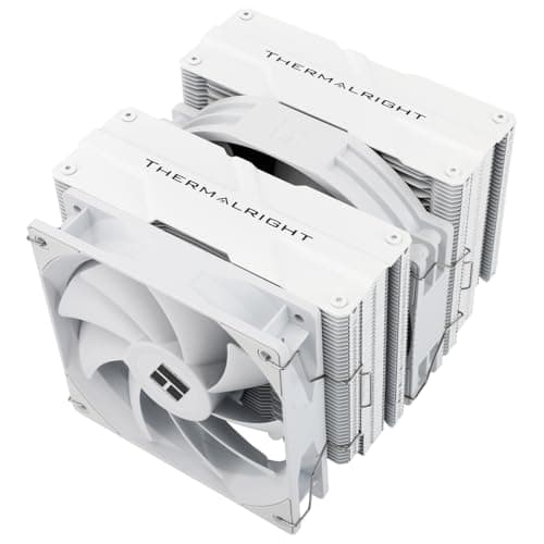Thermalright Peerless Assassin 140 Weiß CPU-Luftkühler, 6 Heatpipes, Dual-PWM-Lüfter und Doppeltürme, 158 mm hohe CPU-Kühlung mit oberer Abdeckung, für AM4 / AM5 und Intel LGA 1851/1700/1150/1151/1200 PA140 White Bild 2