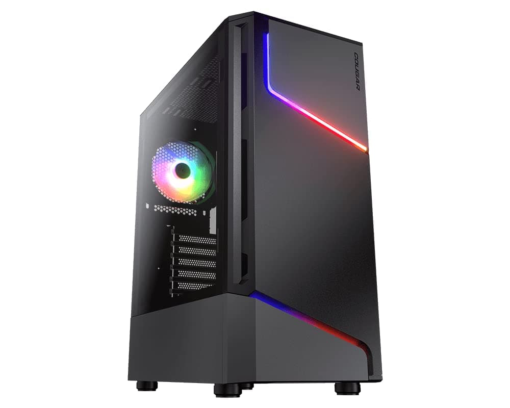 Cougar MX360 RGB Mid Tower Black Case Bild 2