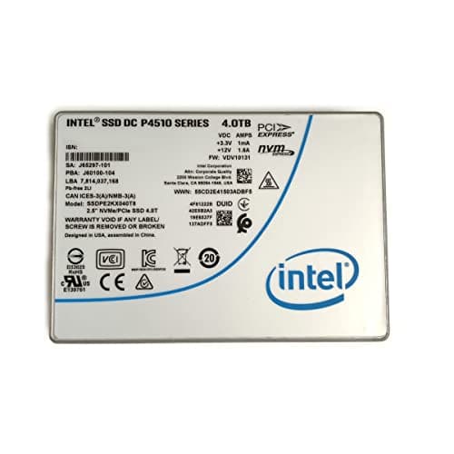 Intel 4TB SSD DC P4510 2.5 U.2 NVMe PCIe SSDPE2KX040T8 SSDPE2KX040T801 Solid State Drive für Dell HP Lenovo Supermicro