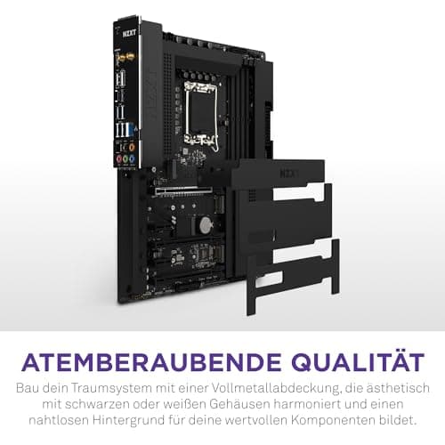 NZXT N7 Z790 Motherboard - N7-Z79XT-W1 - Intel Z790 Chipsatz (Unterstützt 12., 13., 14. Gen CPUs) - ATX Gaming Motherboard - Integriertes I/O Shield - WiFi 6E - Bluetooth - Schwarz Intel Z790 Chipset Schwarz Bild 8