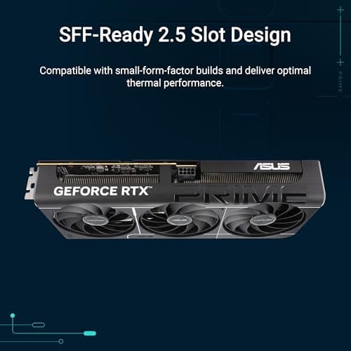 ASUS Prime GeForce RTX 5060 Ti 8GB GDDR7 OC Edition Gaming Grafikkarte (Nvidia GeForce RTX5060Ti DLSS 4, 2,5-Slot Design, PCIe 5.0, 3X DisplayPort 2.1b, 1x HDMI 2.1b) Bild 3