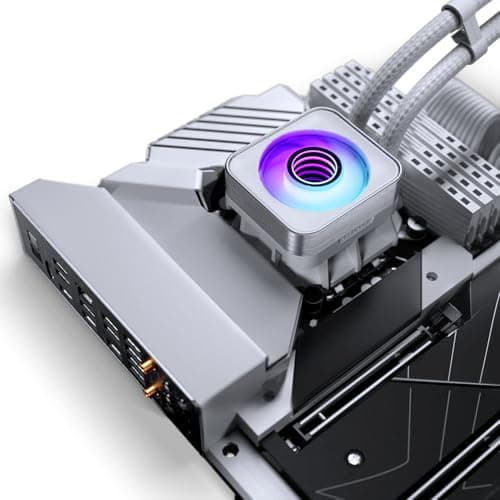PHANTEKS Glacier One 420D30 X2 DRGB Weiß | 420mm AIO-Wasserkühlung – CPU-Kühler für High-End Gaming PCs mit VRM-Lüfter & RGB-Beleuchtung Weiß 420 Bild 7