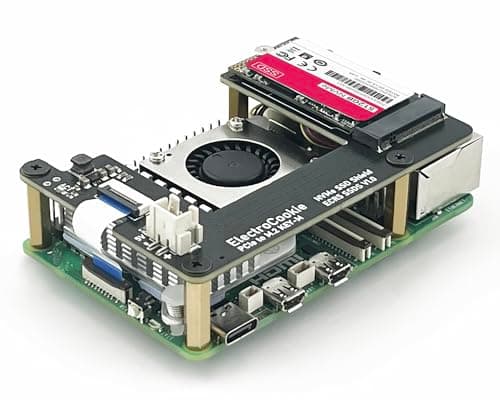 ELECTROCOOKIE PCIe auf M.2 NVMe SSD HAT Board für Raspberry Pi 5 - Aluminium, unterstützt Key-M 2230 & 2242 SSD Größen Bild 2