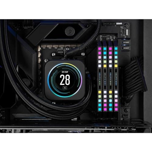 CORSAIR DOMINATOR PLATINUM RGB DDR5 RAM 64GB (4x16GB) Bis zu 5600MHz CL36-36-36-76 1.25V AMD EXPO Intel XMP 3.0 Desktop-Arbeitsspeicher – Grau (CMT64GX5M4B5600Z36) Bild 4