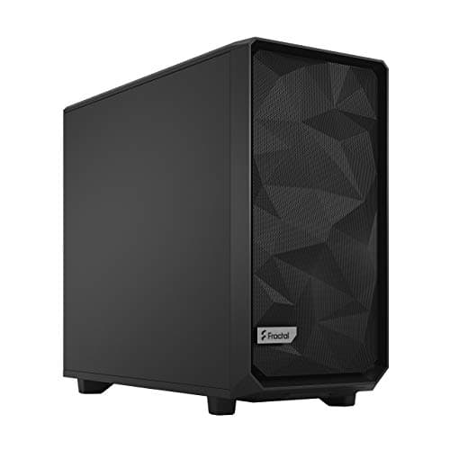 Fractal Design Meshify 2 ATX-Gehäuse – Flexibles Design, Hervorragende Belüftung, USB-C-Frontanschluss, Schwarz