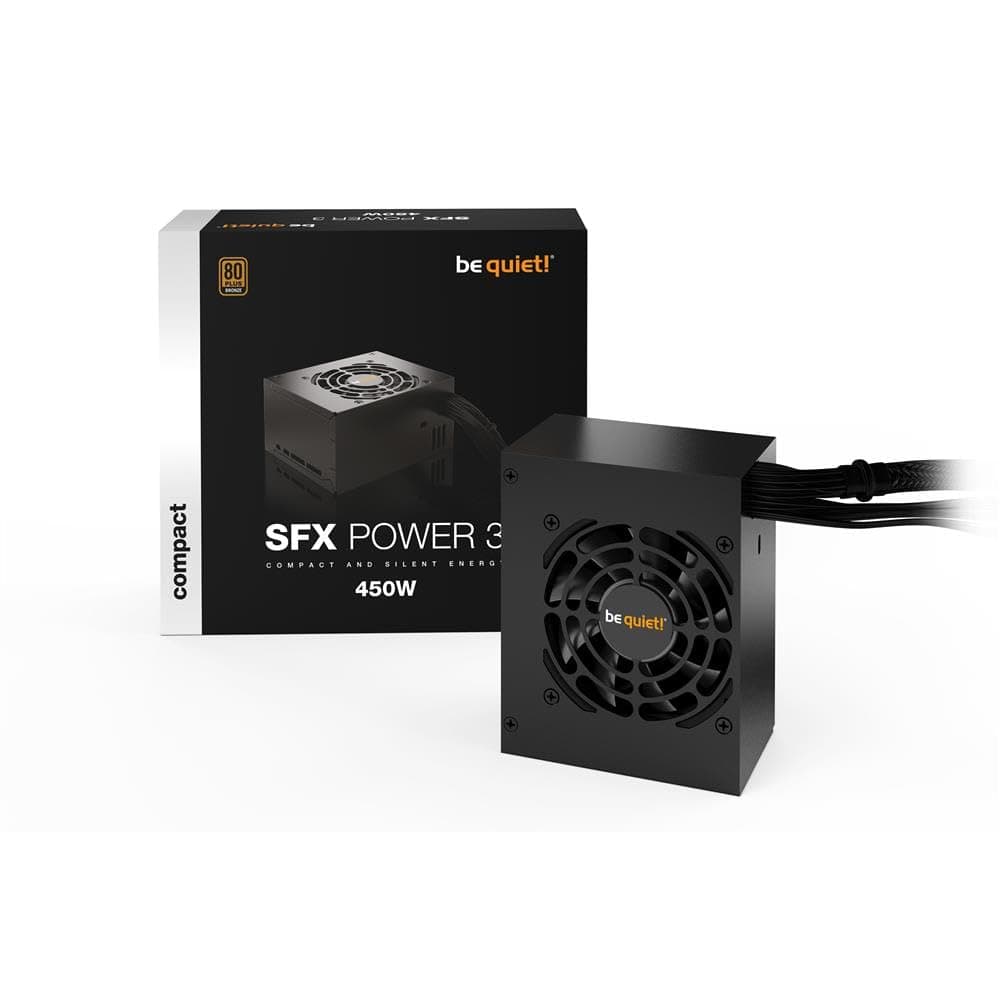 be quiet! SFX Power 3 450W, 80 Plus Bronze, temperaturgesteuerter 80mm Qualitätslüfter, Starke 12V-Leitung, 2 PCIe-Anschlüsse für leistungsstarke GPUs, BN321 Bild 5