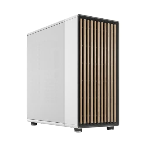 Fractal Design North XL PC Gehäuse - ATX Full Tower Gaming Case | E-ATX kompatibel, 3x 140mm Lüfter vorinstalliert, USB Typ-C, Chalk White Mesh Design North XL White Mesh Bild 2