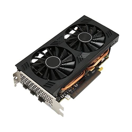 Grafikkarte 8Gb Gaming,Rx580 8 Gb Gddr5 256 Bit 4096 X 2160 Auflösung 8-Polige Computer-Grafikkarte Mit Zwei Lüftern Für Zuhause,Computerkomponenten,Computerzubehör Und Teile Bild 2