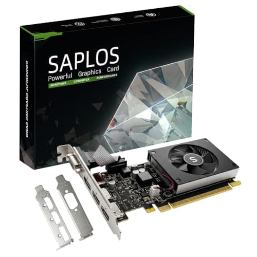 GT 730 4GB Grafikkarte, 2 HDMI, DisplayPort, VGA, DDR3 64-bit, Low Profile Grafikkarten PC, Computer GPU, Low Power, PCI Express x8, DirectX 12 GT 730 4GB 64-bit Bild 3
