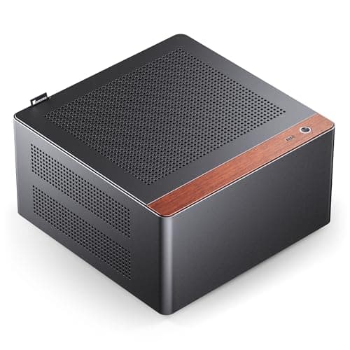 Jonsbo NV10 ITX Mini-Desktop-Gehäuse, 3,3 mm, Aluminiumlegierung, Gehäuseschale, unterstützt 1U Flex Power Suppl 4,5 l Volumen, kleines PC-Gehäuse