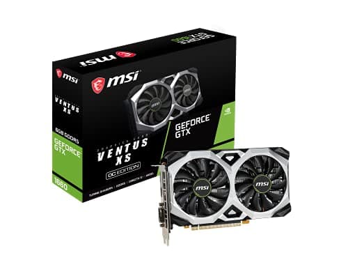 MSI GeForce GTX 1660 Ventus XS 6G OCV1, MSIGTX1660VENTUSXS6GOCV1