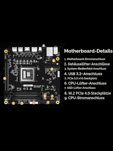 MINIS FORUM BD775i SE Mini-ITX Mainboard, AMD Ryzen 7 7745HX (8C/16T, bis zu 5,1 GHz), PCIe 5.0 x16, Dual M.2 PCIe 4.0, DDR5 RAM, Triple Display (HDMI/DP/USB-C), 2,5 GbE LAN Bild 8
